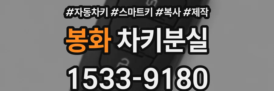 봉화 차키분실