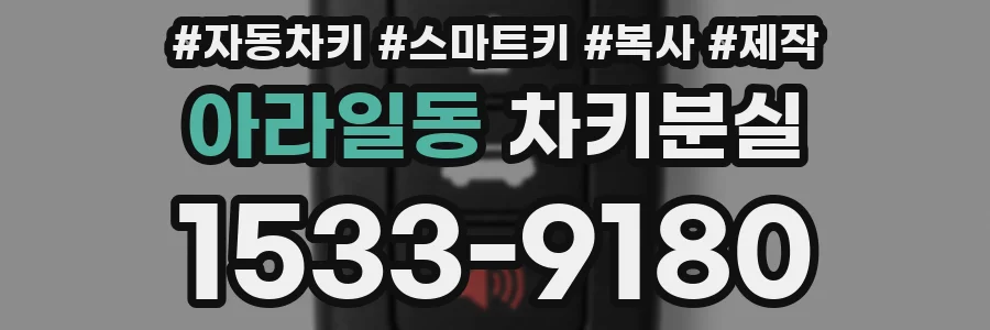 아라일동 차키분실