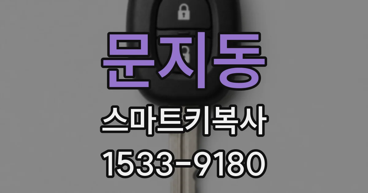문지동 스마트키복사