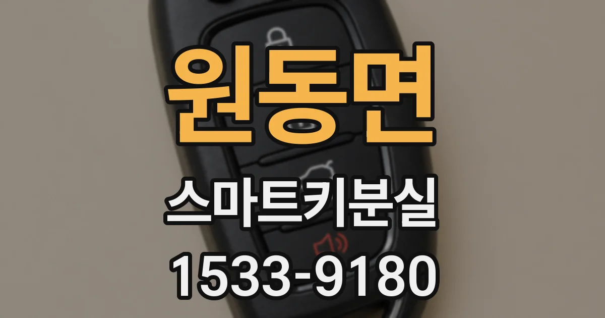 원동면 스마트키분실