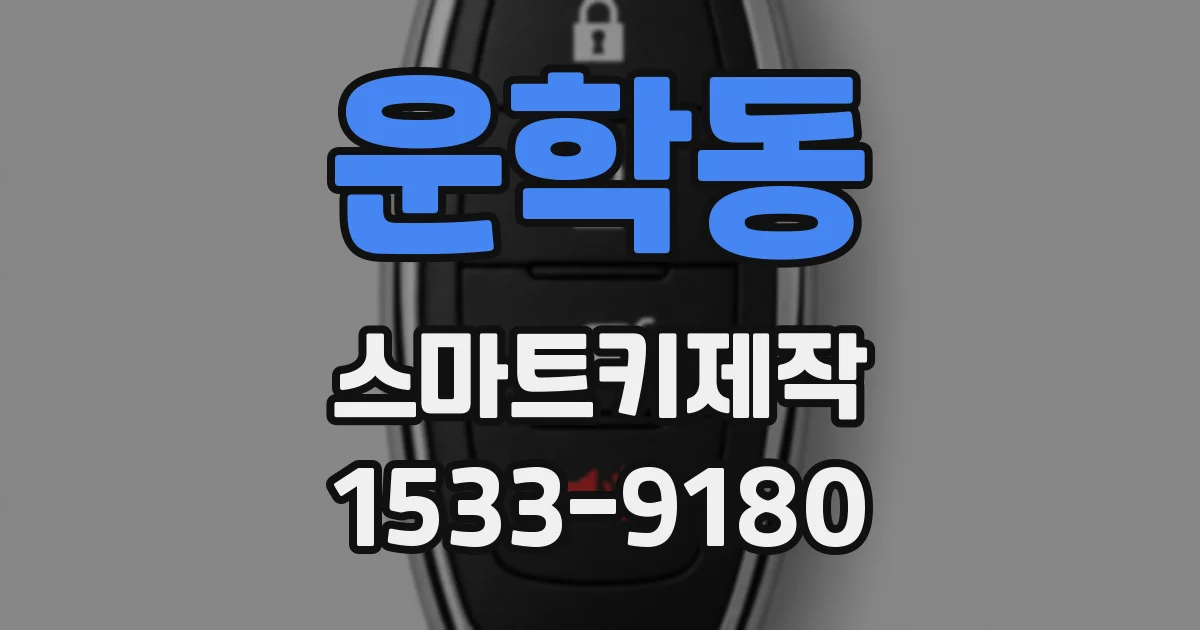 운학동 스마트키제작