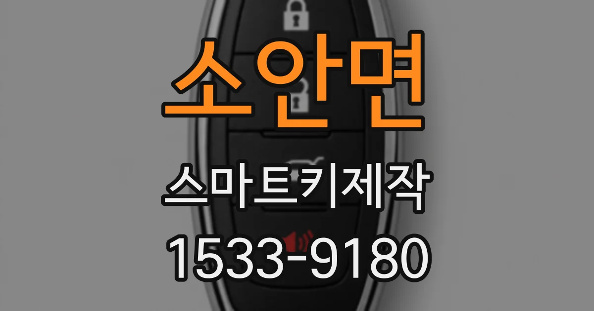 소안면 스마트키제작
