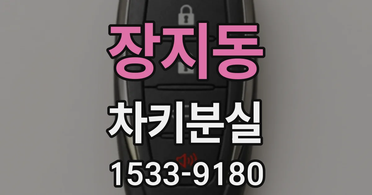 장지동 차키분실