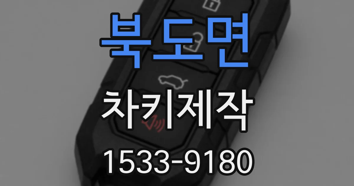 북도면 차키제작