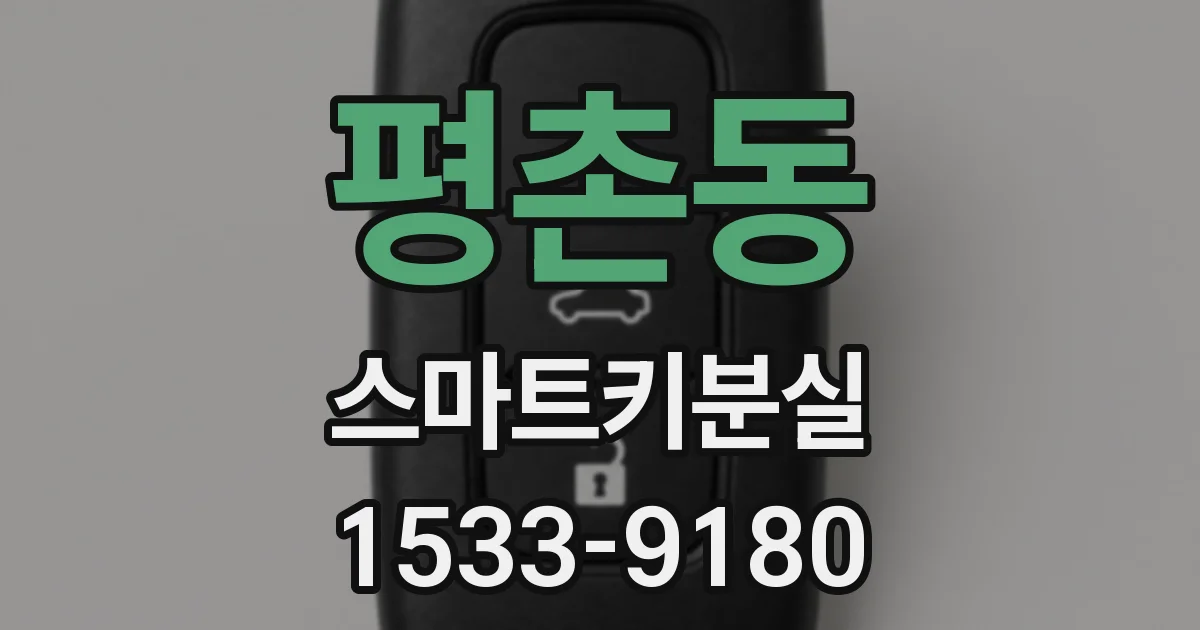 평촌동 스마트키분실