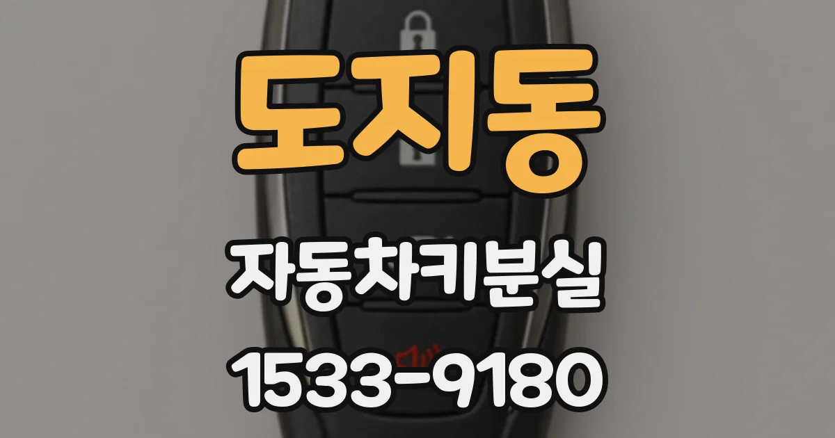 도지동 자동차키분실