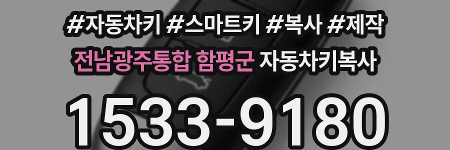 전남광주통합 함평군 자동차키복사