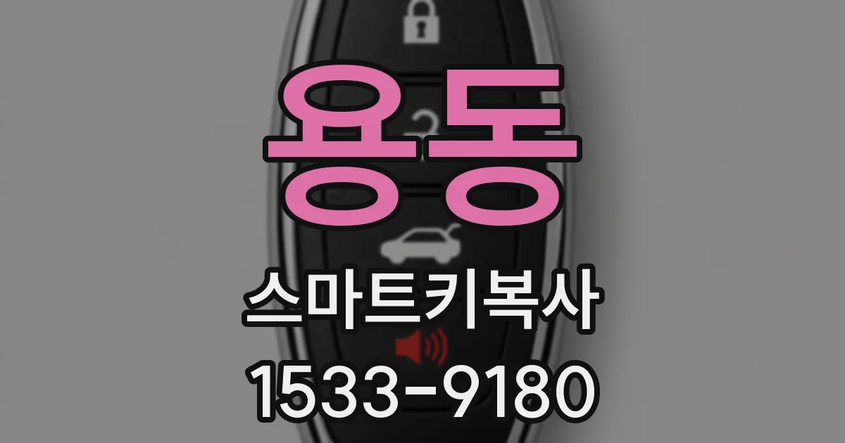 용동 스마트키복사