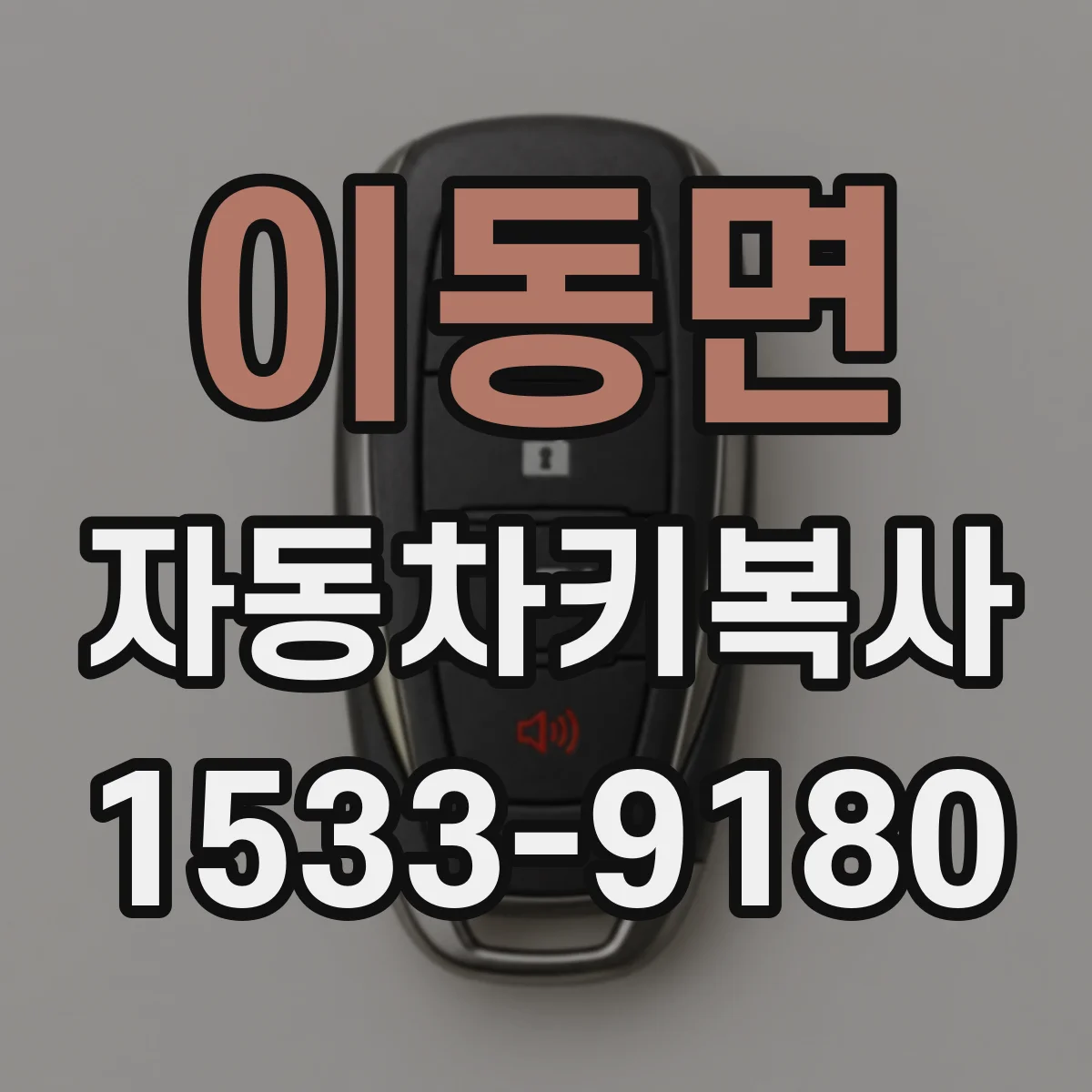 이동면 자동차키복사