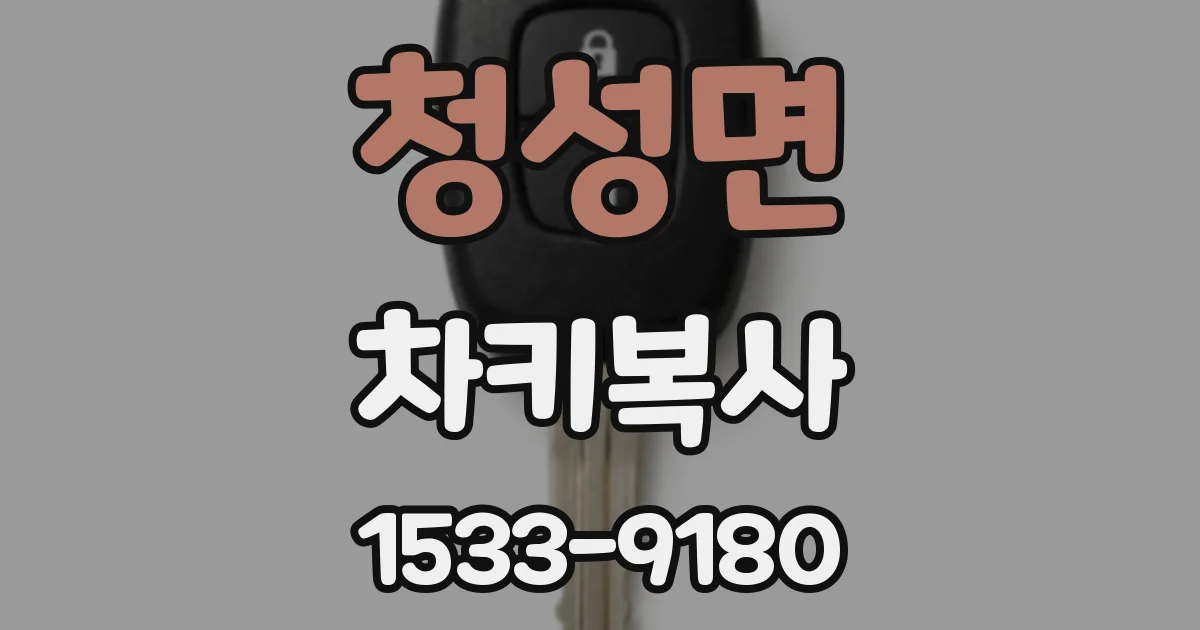 청성면 차키복사