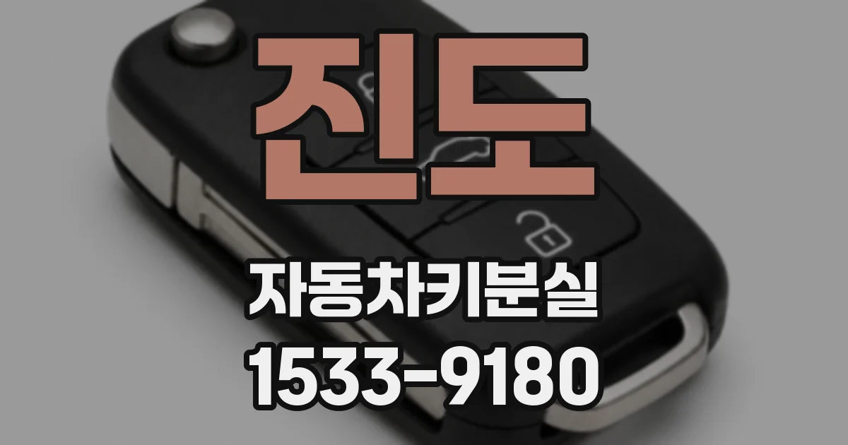 진도 자동차키분실