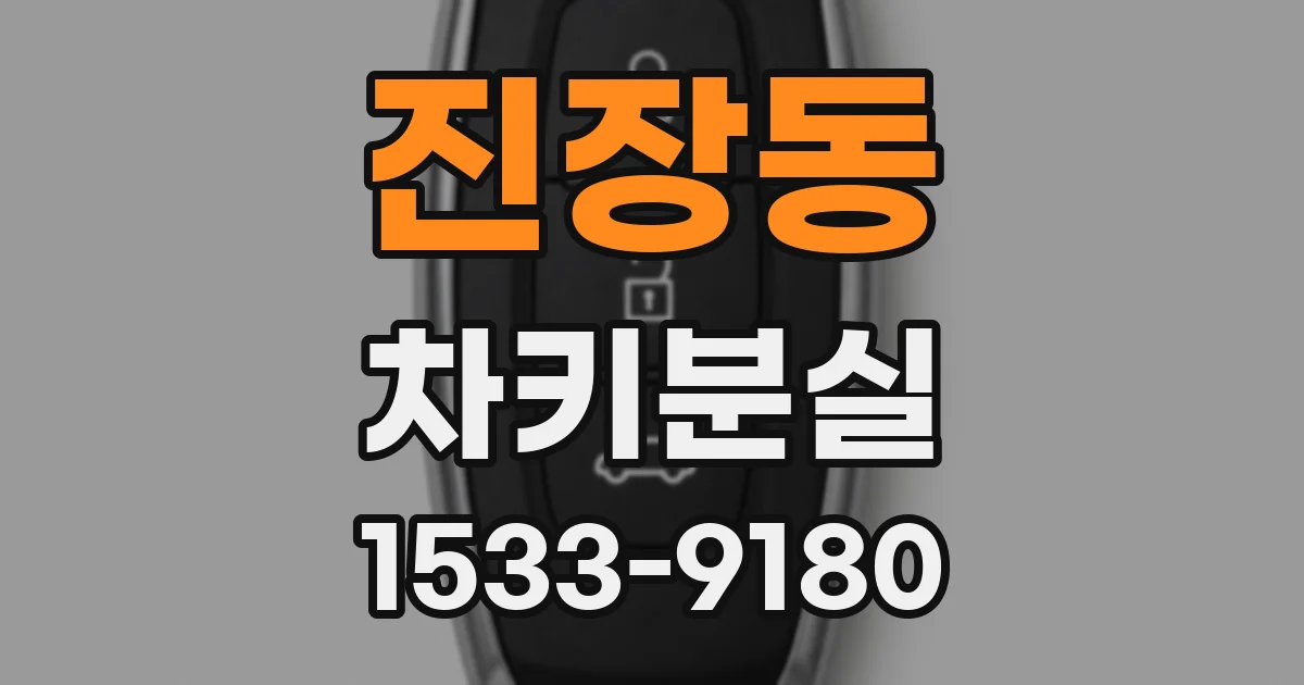 진장동 차키분실