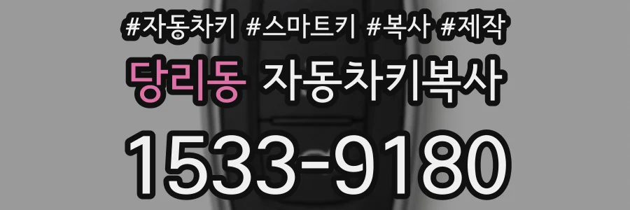 당리동 자동차키복사