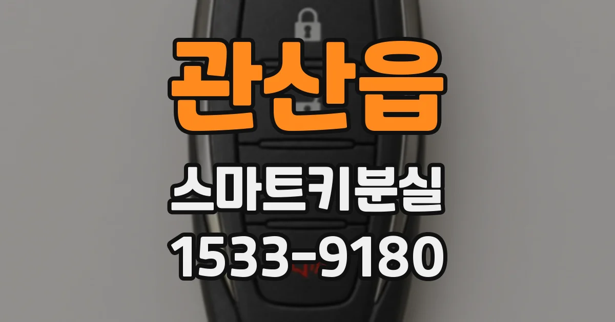 관산읍 스마트키분실