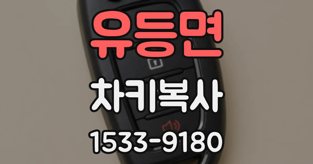 유등면 차키복사