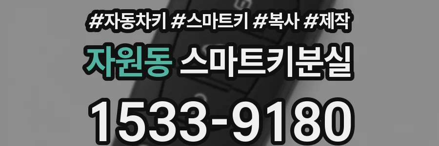 자원동 스마트키분실