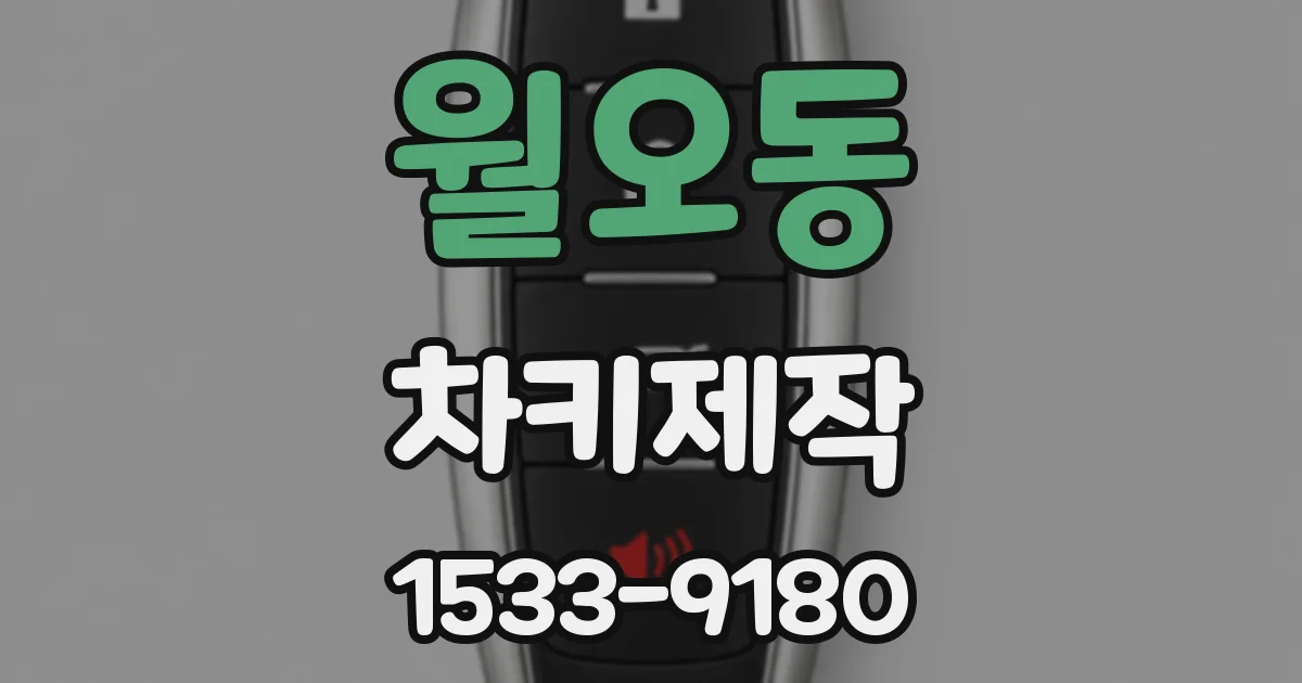 월오동 차키제작
