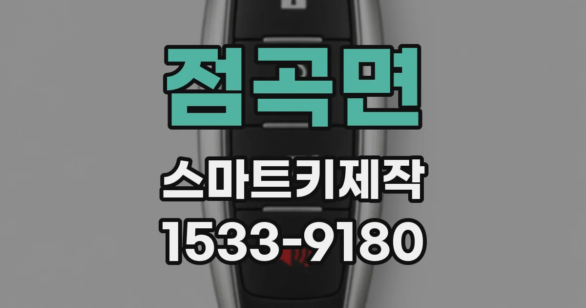 점곡면 스마트키제작