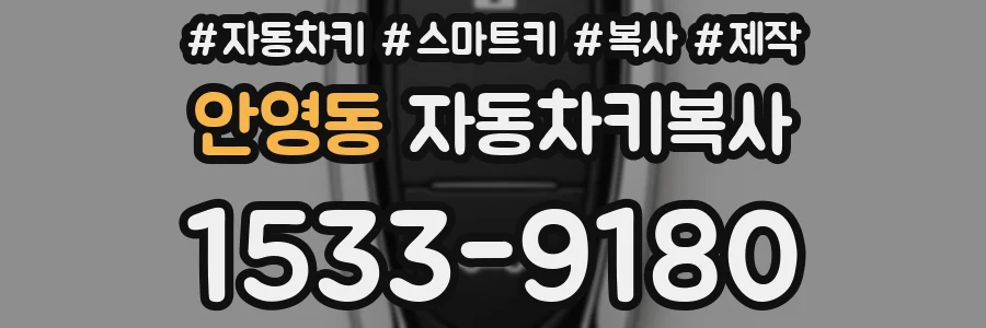 안영동 자동차키복사