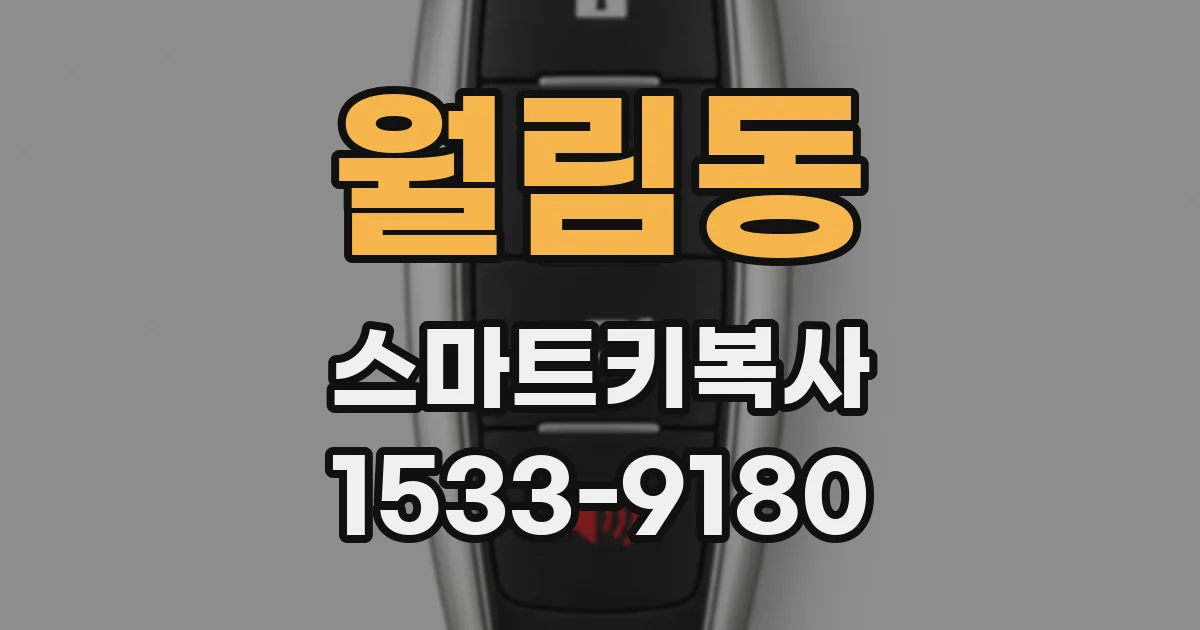 월림동 스마트키복사