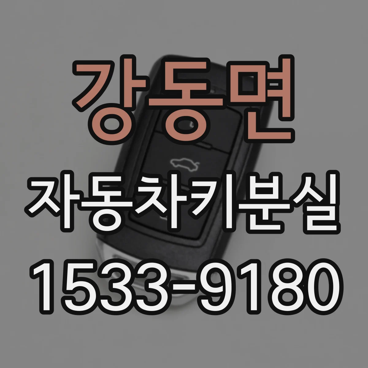 강동면 자동차키분실