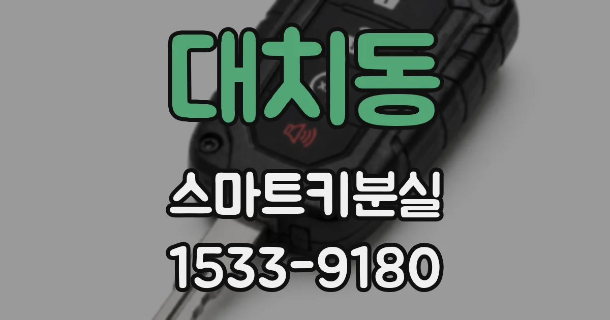 대치동 스마트키분실