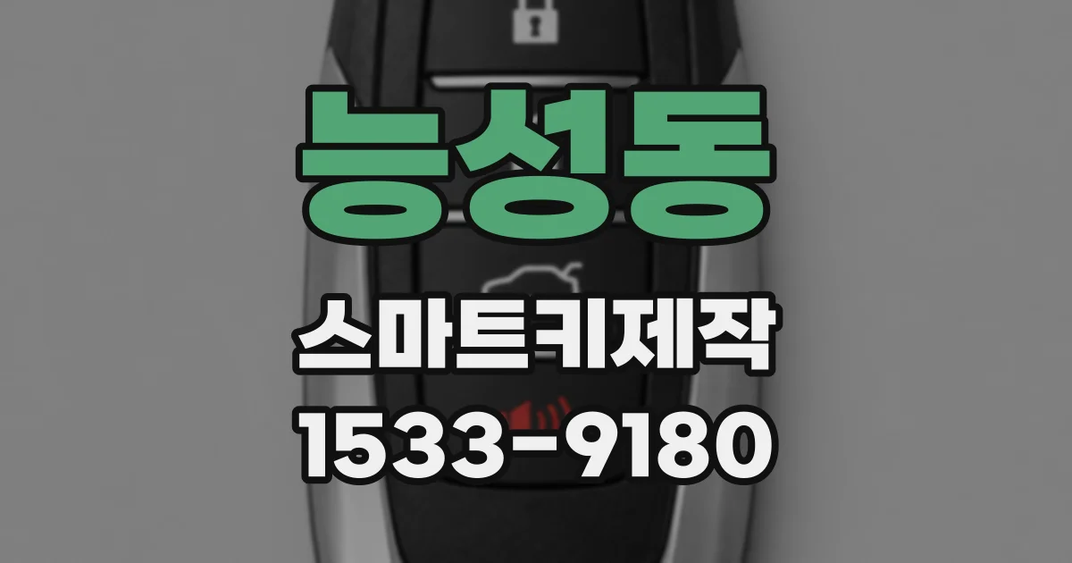 능성동 스마트키제작