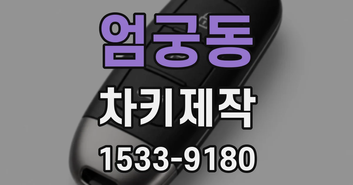 엄궁동 차키제작