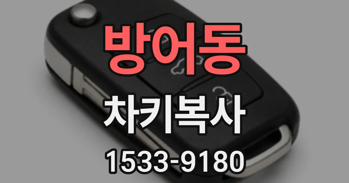 방어동 차키복사