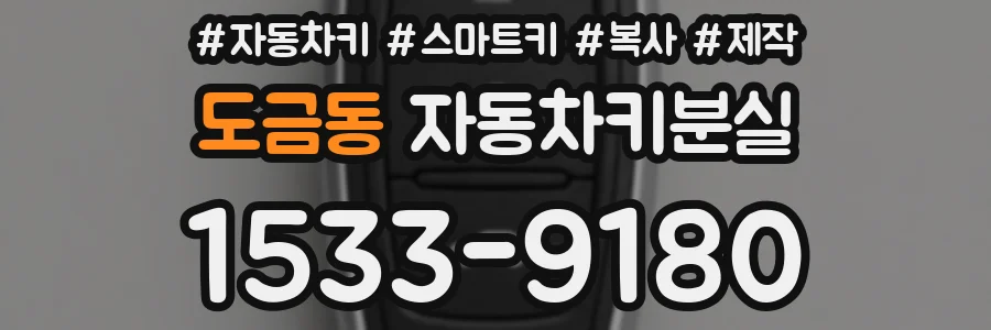 도금동 자동차키분실