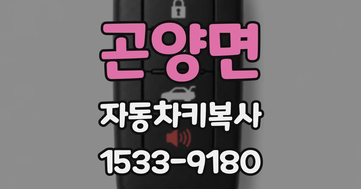 곤양면 자동차키복사