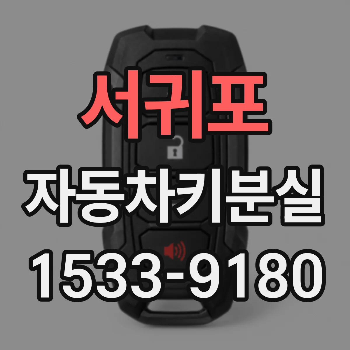 서귀포 자동차키분실