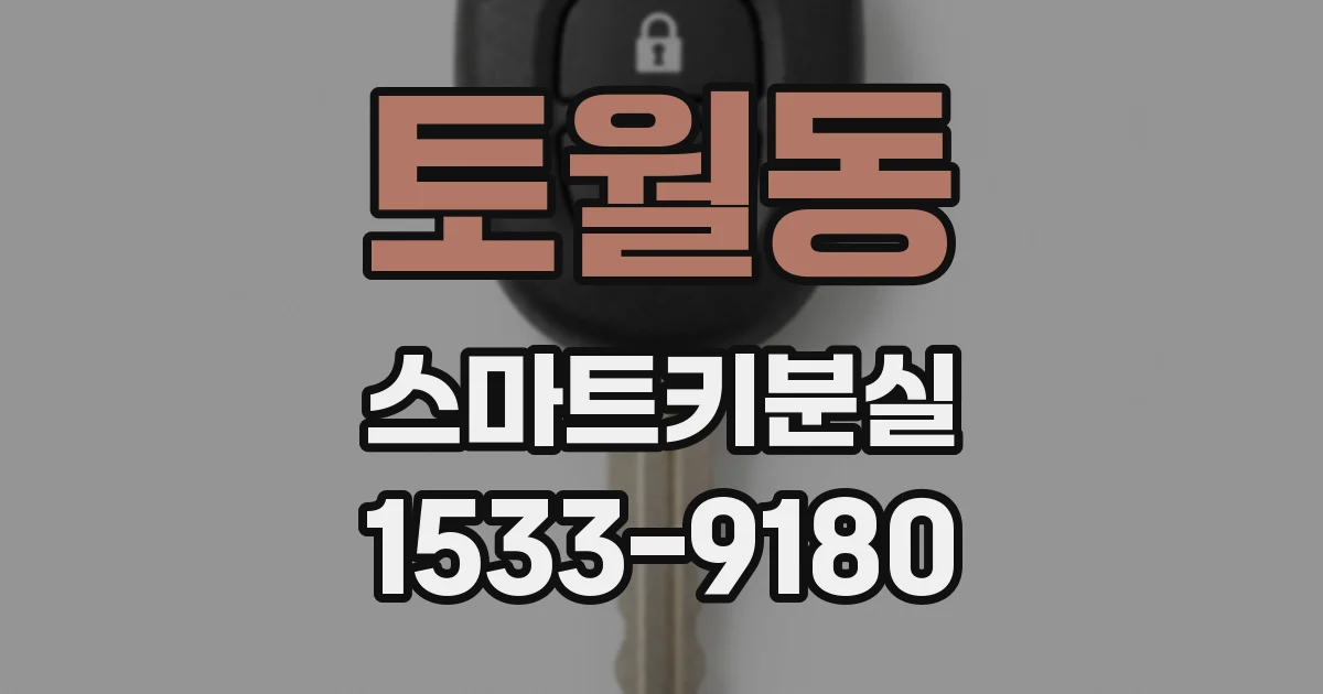 토월동 스마트키분실