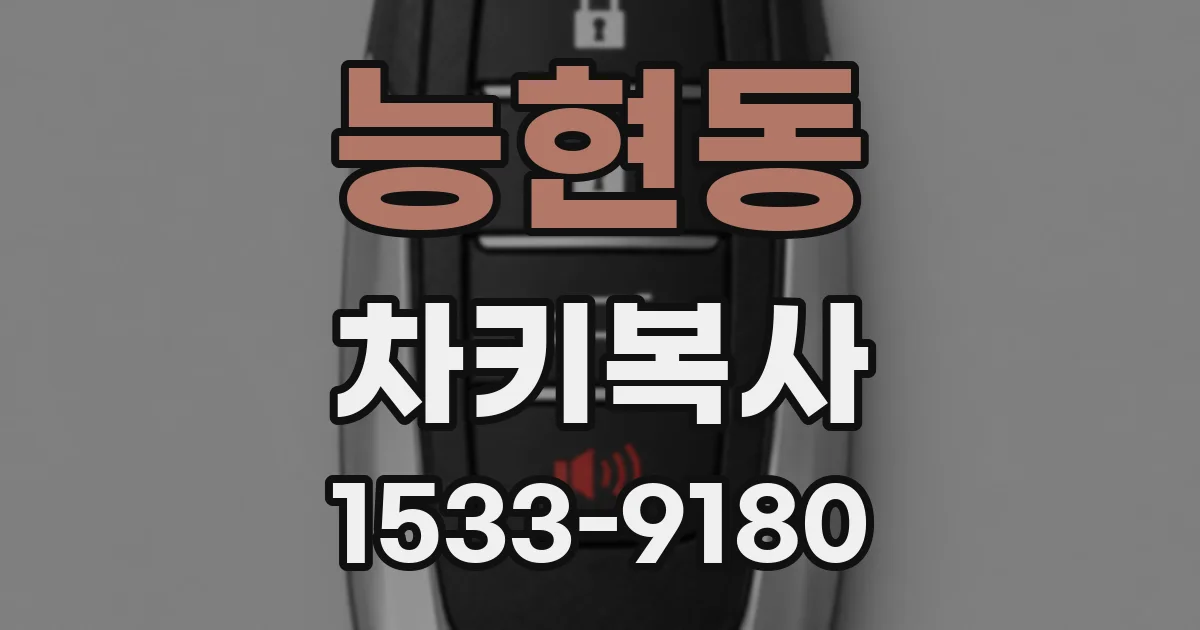 능현동 차키복사