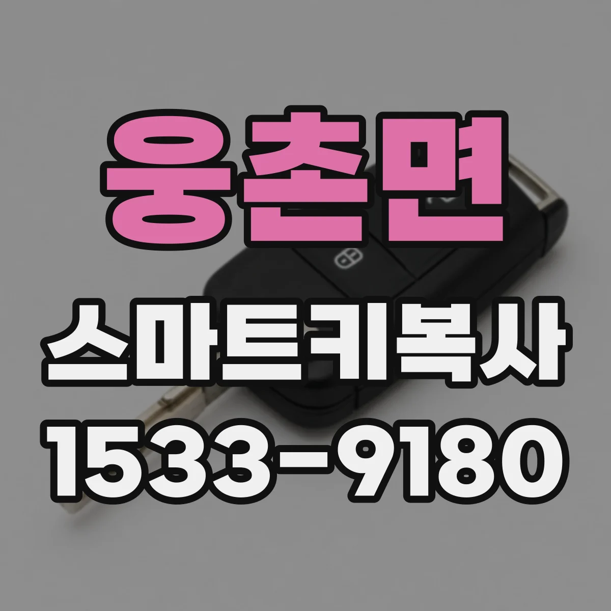 웅촌면 스마트키복사