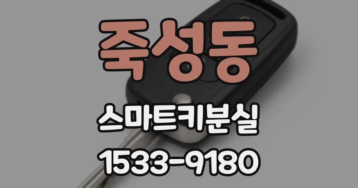 죽성동 스마트키분실