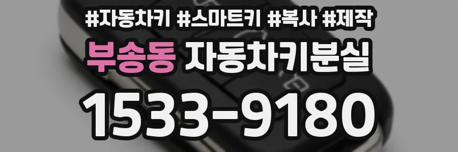 부송동 자동차키분실
