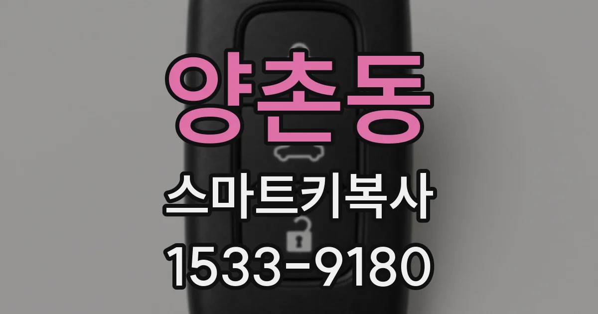 양촌동 스마트키복사