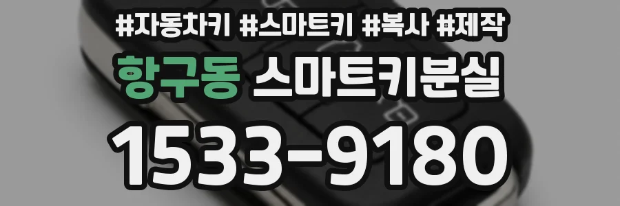 항구동 스마트키분실
