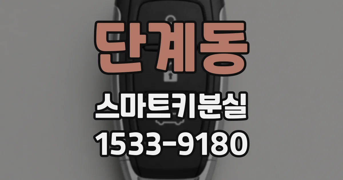 단계동 스마트키분실