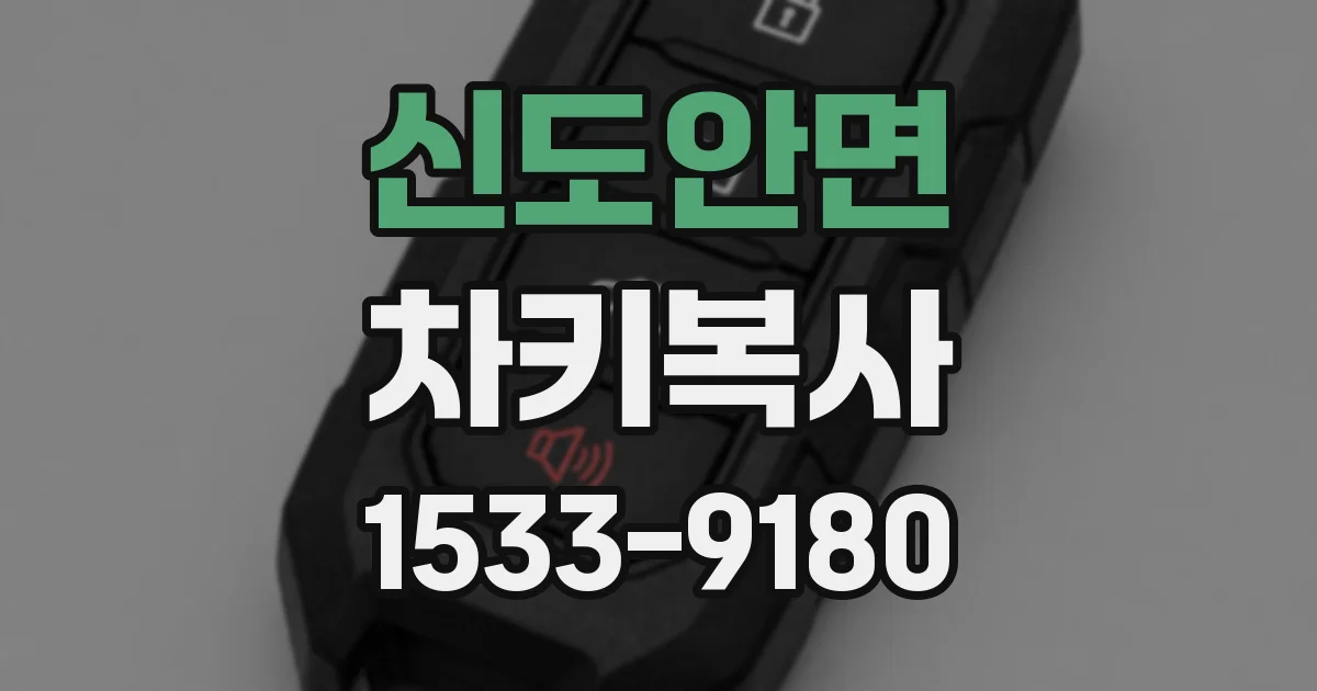 신도안면 차키복사