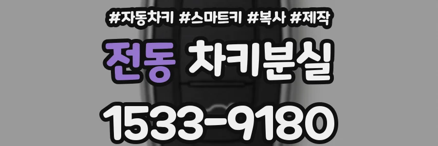 전동 차키분실