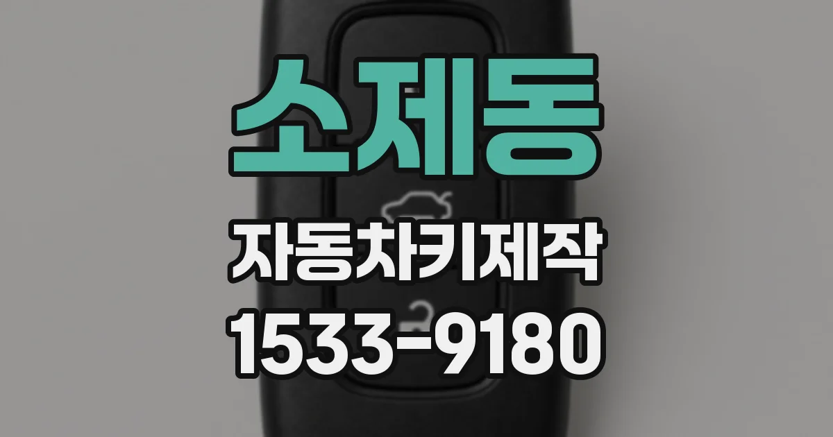 소제동 자동차키제작
