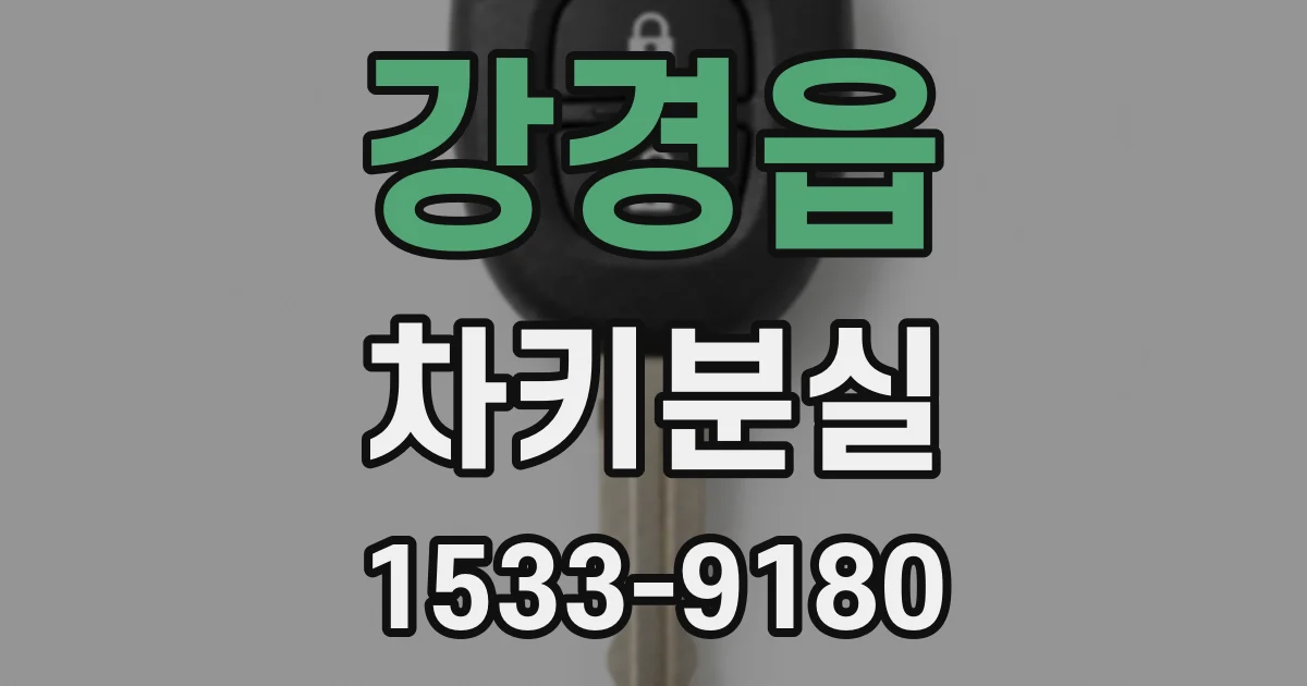 강경읍 차키분실