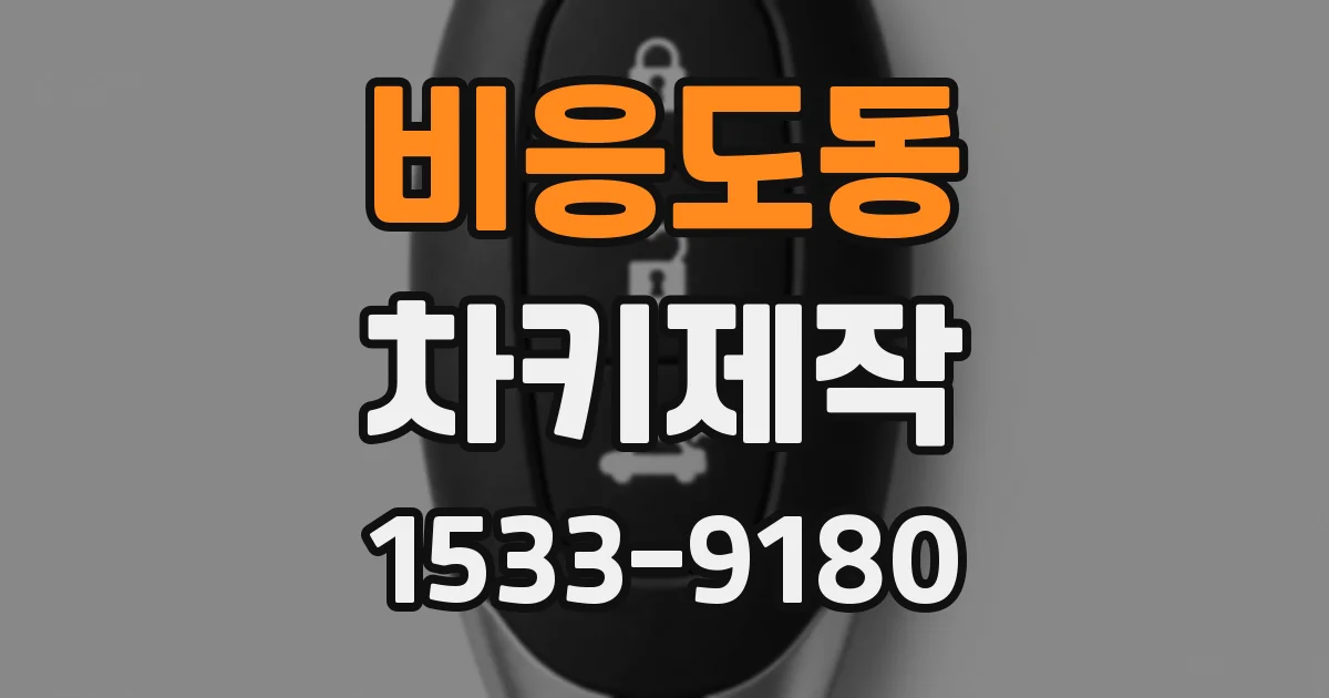 비응도동 차키제작