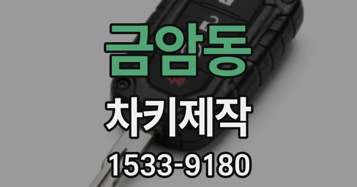 금암동 차키제작
