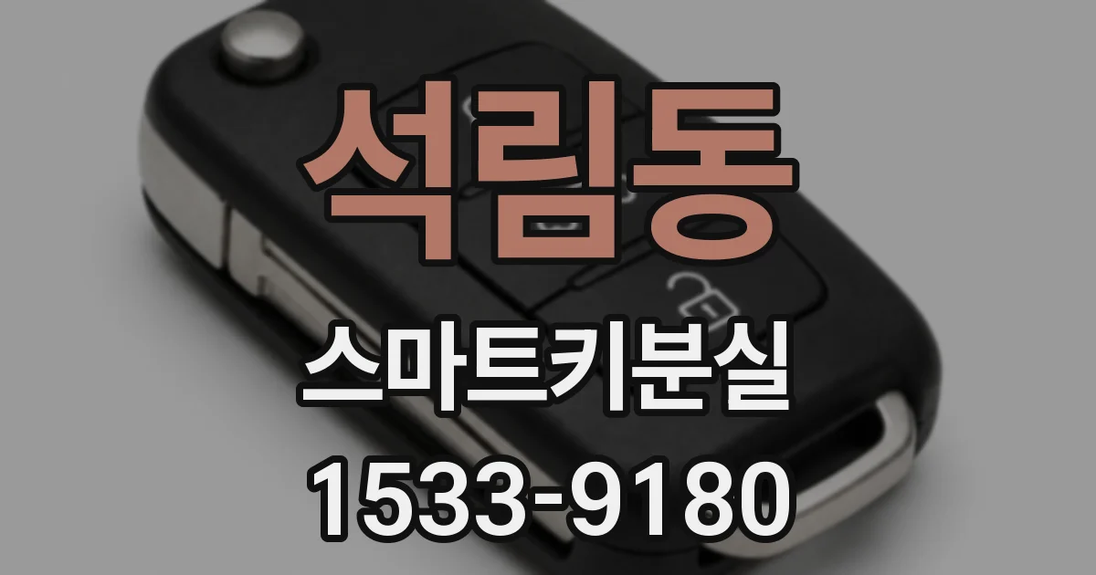석림동 스마트키분실
