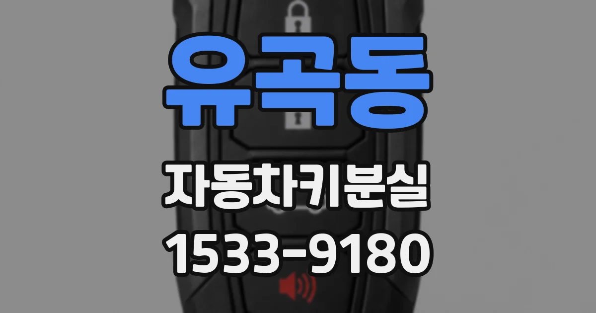 유곡동 자동차키분실