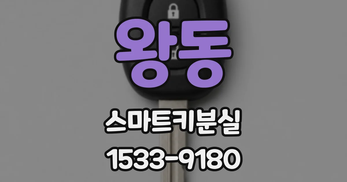 왕동 스마트키분실