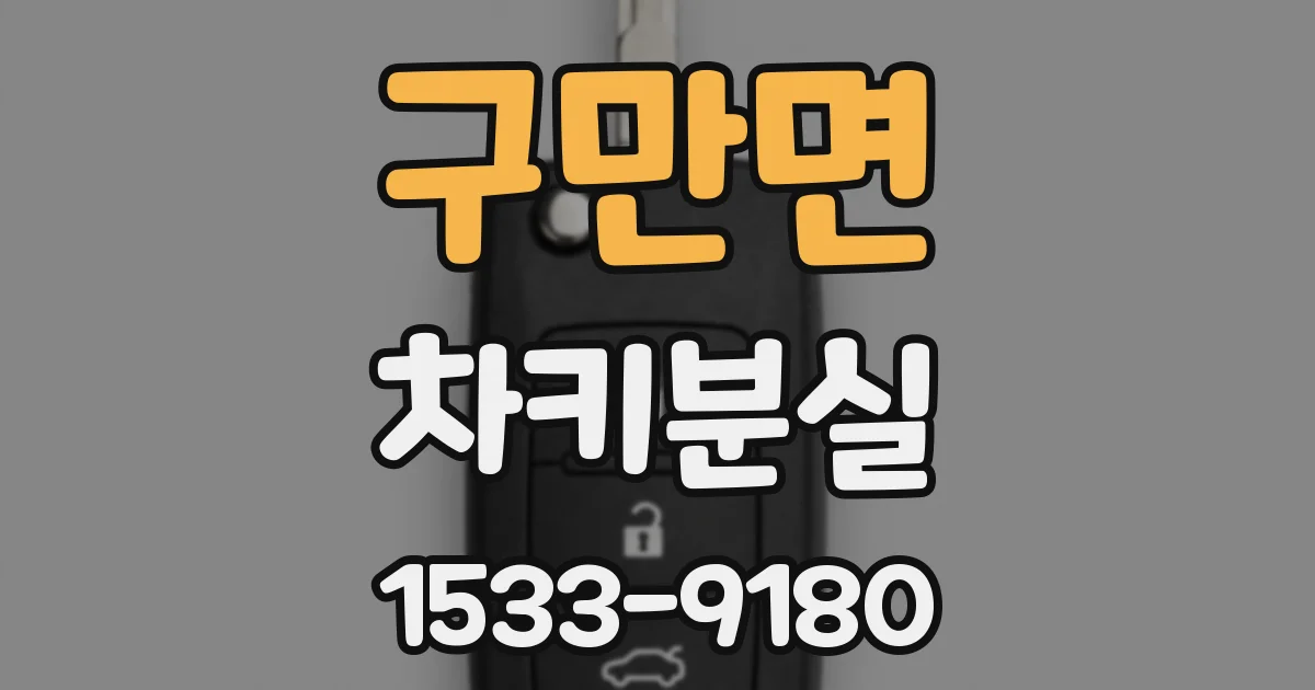 구만면 차키분실
